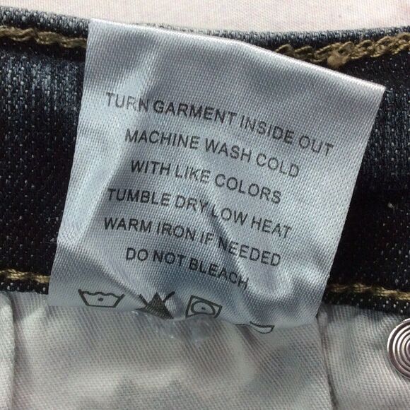 Dript Denim Blue Jeans Men’s 30/32 Grunge Button Fly Paint Splatter Distressed - Picture 5 of 12